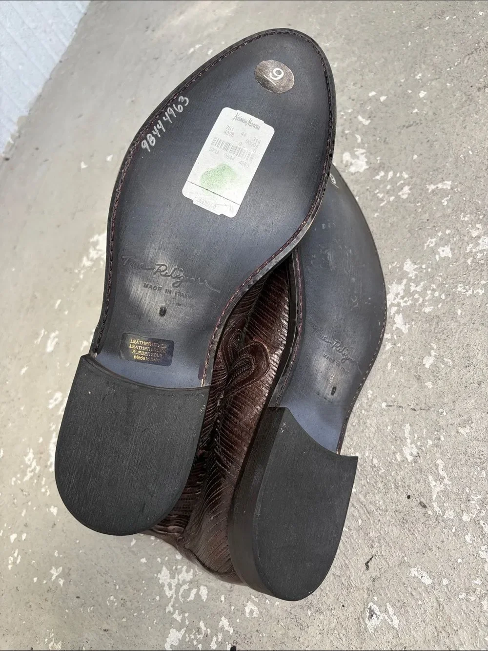 Vintage true religion ankle leather boots
